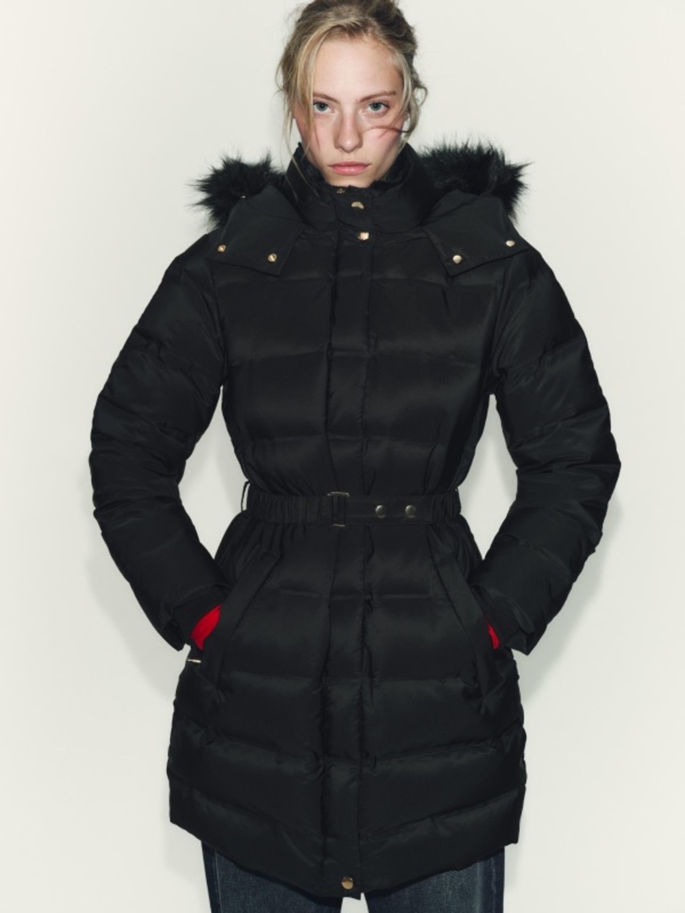 ZARA Puffer Anorak with Hood Water/Wind Repellent NWT❗️